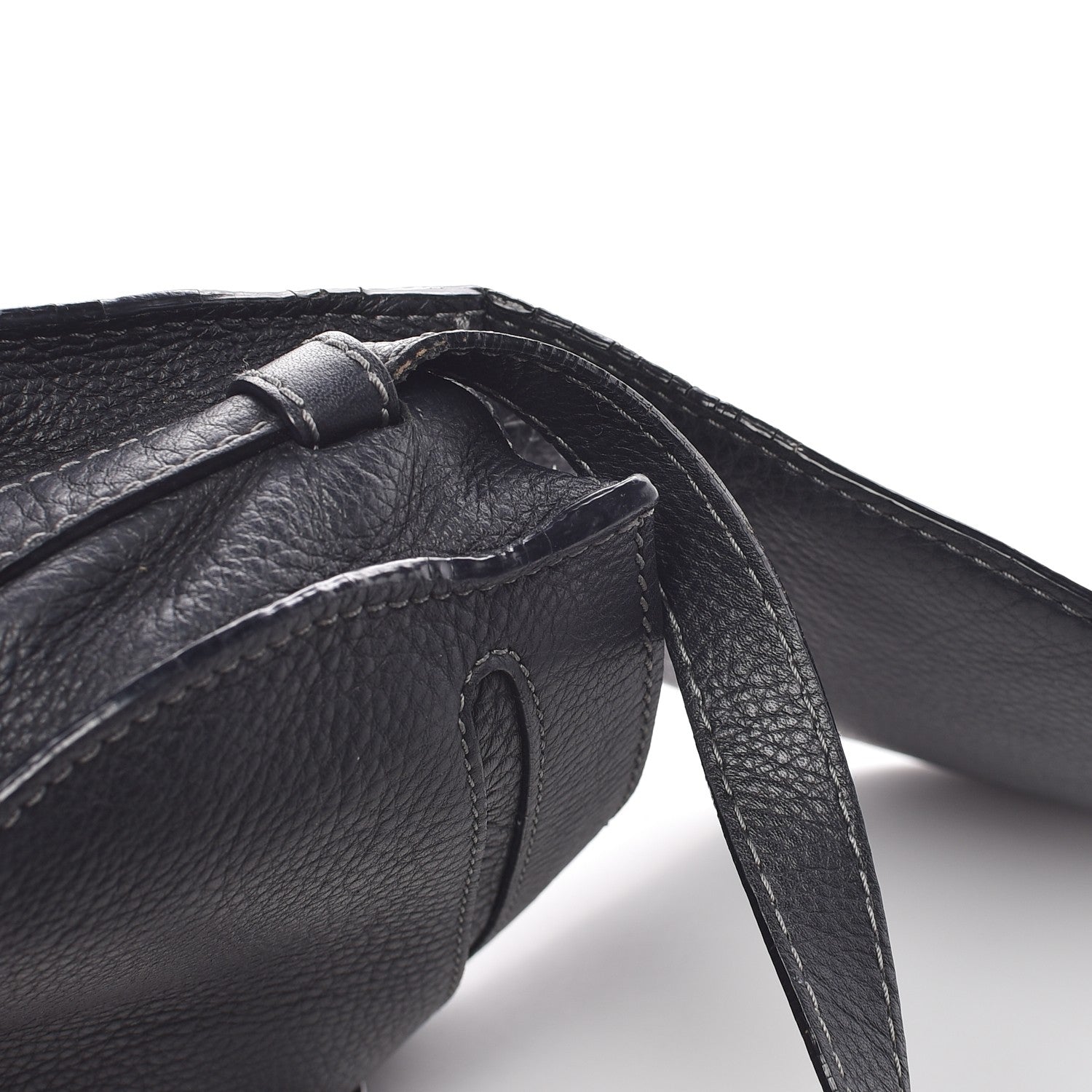 Chloe Calfskin Mini Marcie Round Crossbody Bag Black 12 of 19