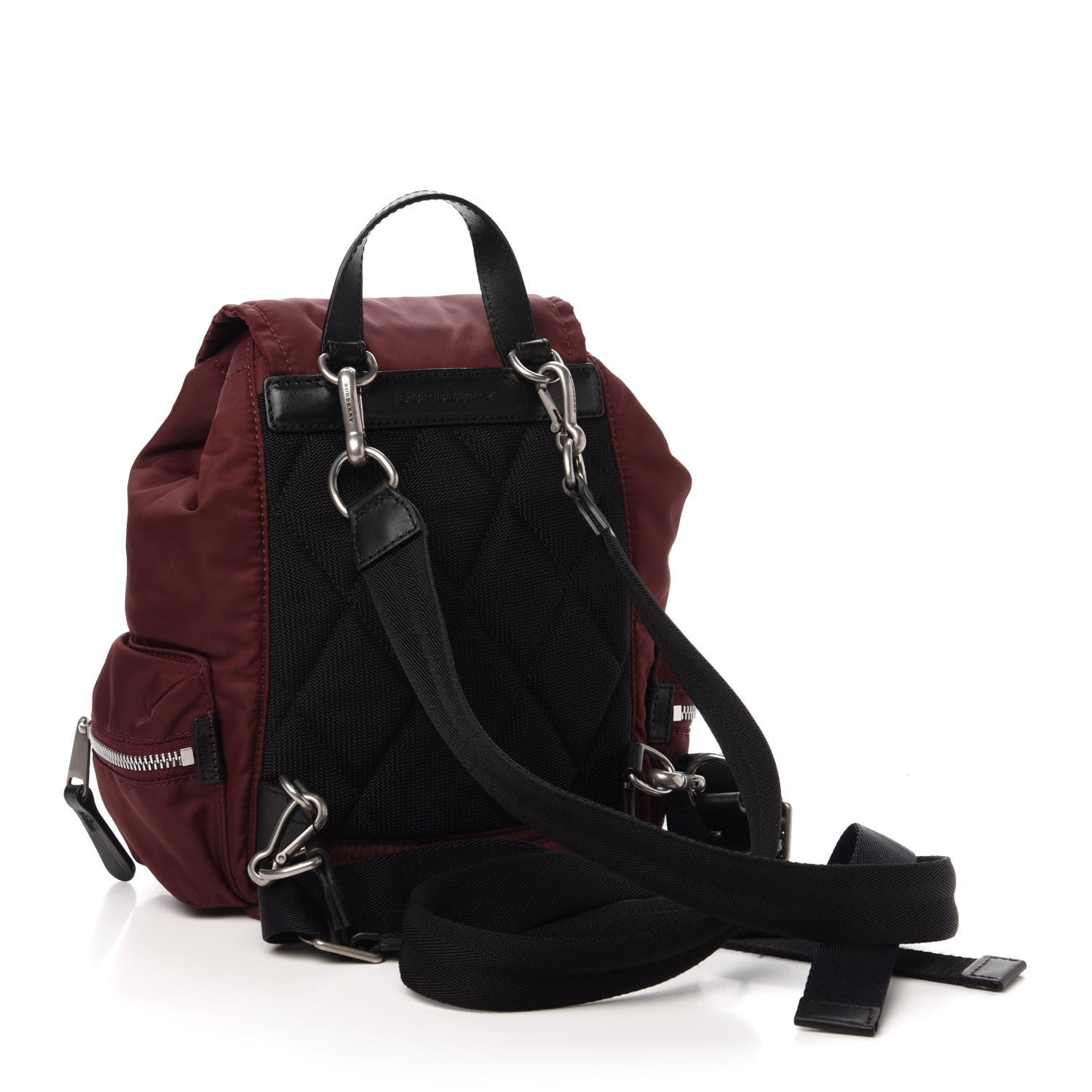 Burberry Nylon Small Rucksack Backpack Burgundy 2 of 10