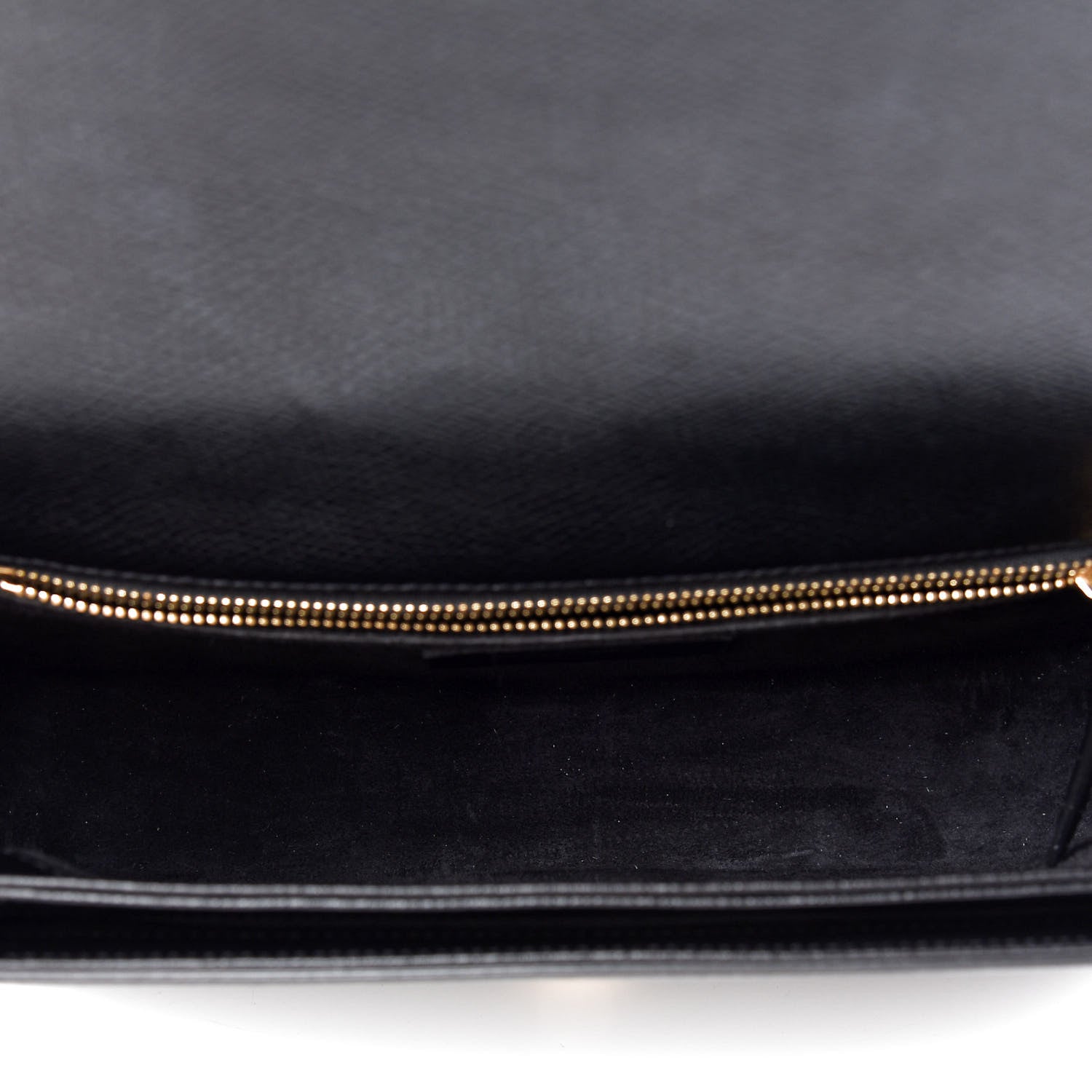 Saint Laurent Textured Calfskin Medium Classic Monogram Universite Bag Black 5 of 8