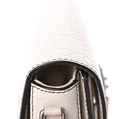 Christian Dior Grained Calfskin Dio(r)evolution Flap Bag Off White 13 of 14