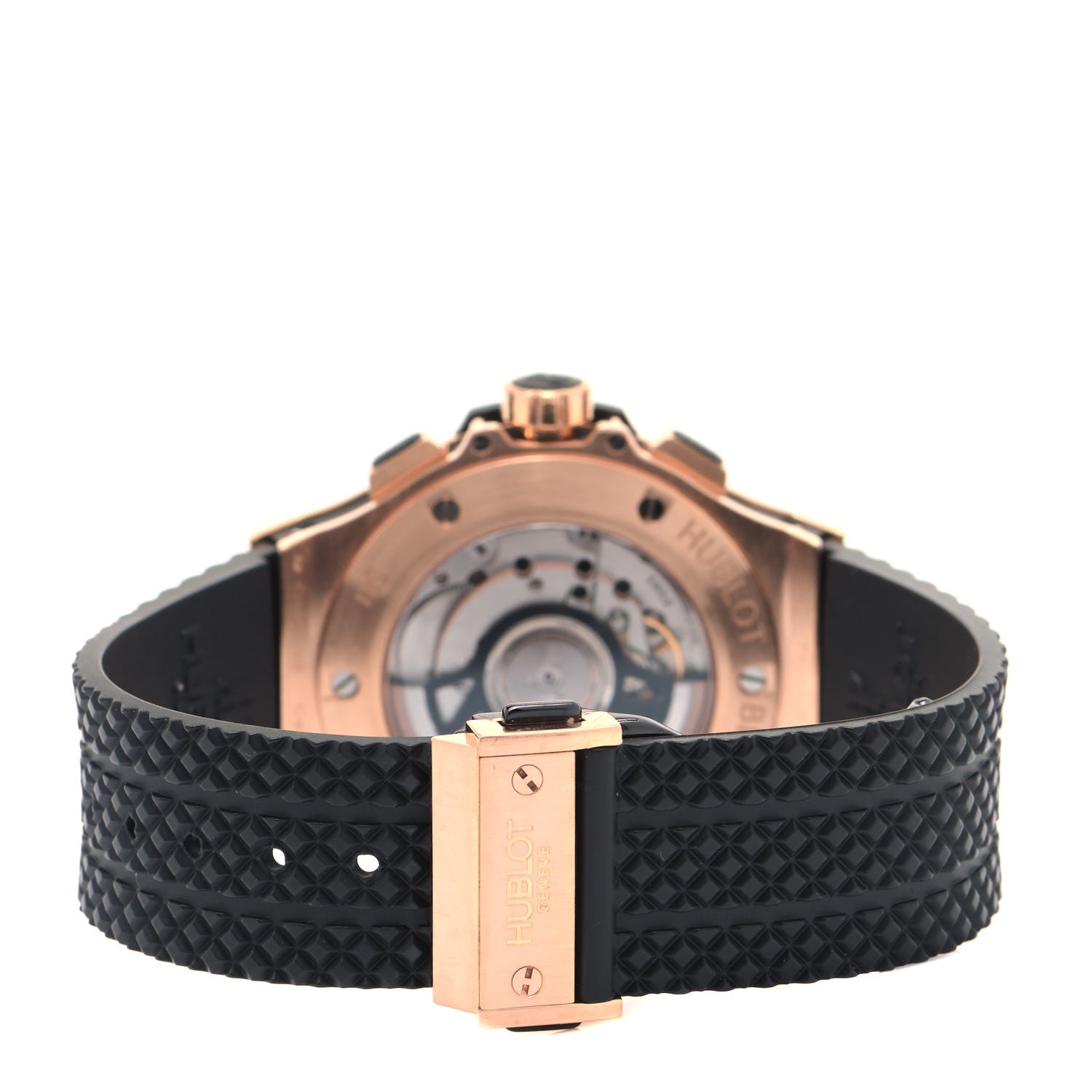 Hublot 18K Rose Gold Rubber 41mm Big Bang Automatic Watch Black 341.PB.131.RX 3 of 5