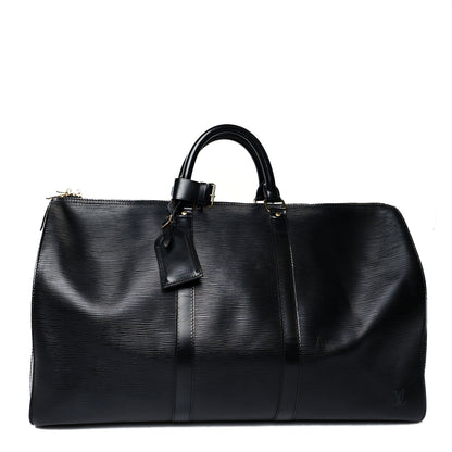 Louis Vuitton Epi Keepall 50 Black 1 of 14