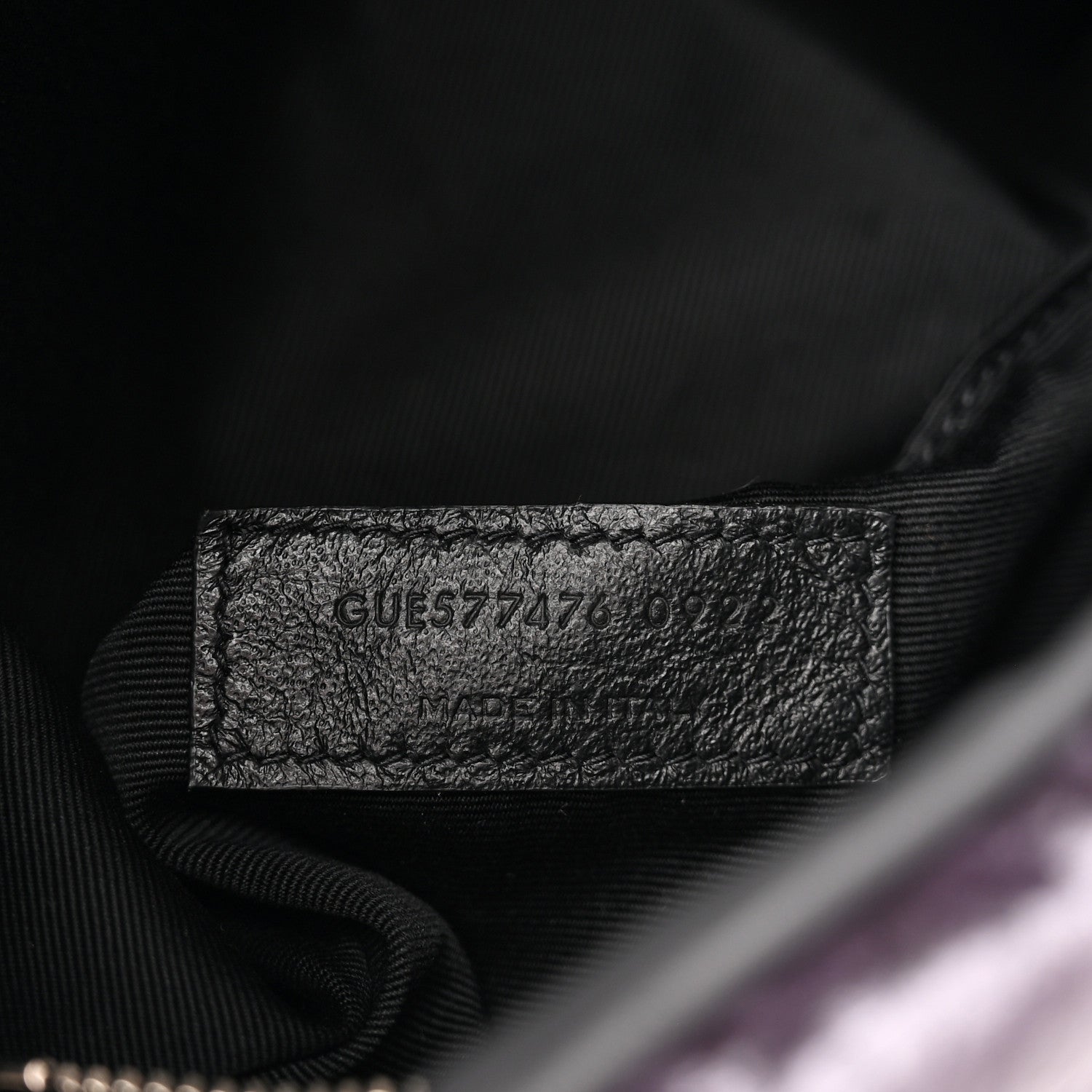 Saint Laurent Crushed Velvet Quilted Small Loulou Puffer Monogram Chain Satchel Cloud Grey 8 of 11