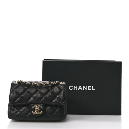 Chanel Grained Lambskin Quilted Mini Flap Black 11 of 11