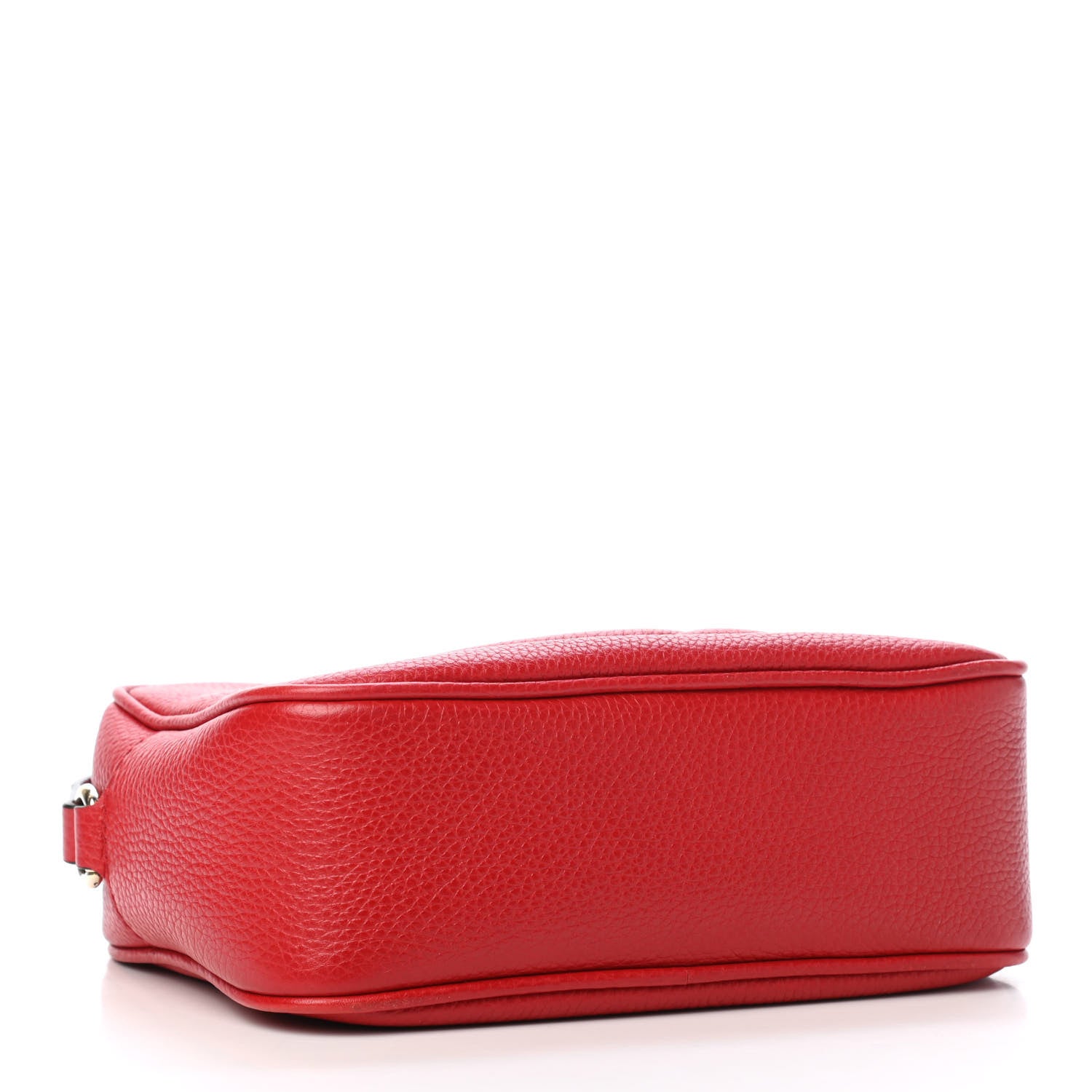 Gucci Pebbled Calfskin Small Soho Disco Bag Tabasco Red 3 of 4