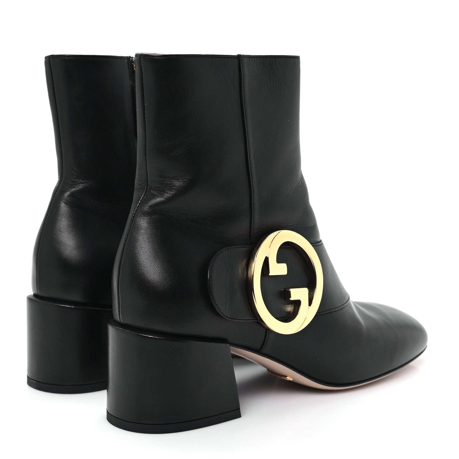 Gucci Malaga Kid GG Blondie 55mm Ankle Boots 39.5 Black 5 of 10