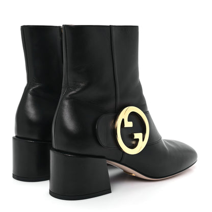 Gucci Malaga Kid GG Blondie 55mm Ankle Boots 39.5 Black 5 of 10