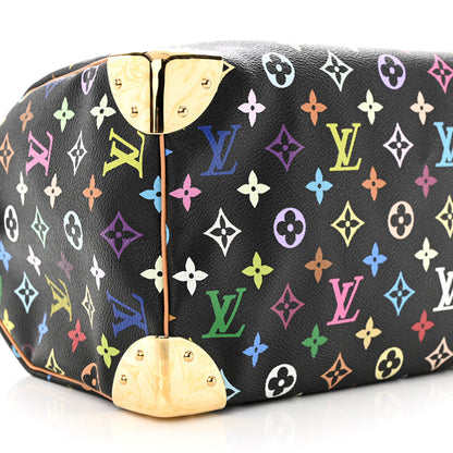 Louis Vuitton Monogram Multicolor Speedy 30 Black 8 of 9