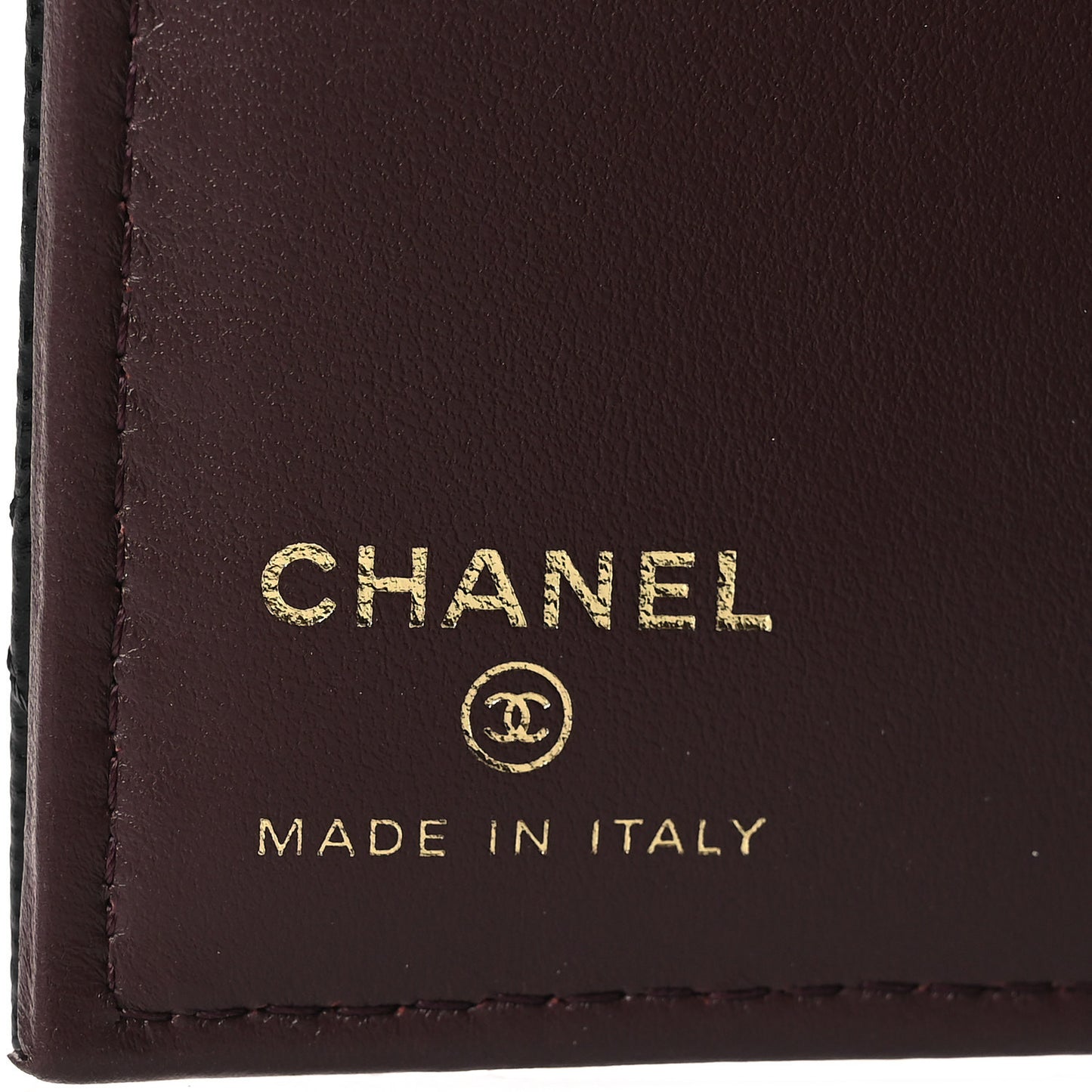 Caviar Quilted Passport Holder Black