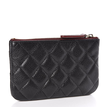 Chanel Caviar Quilted Small Cosmetic Case Black 3 of 7