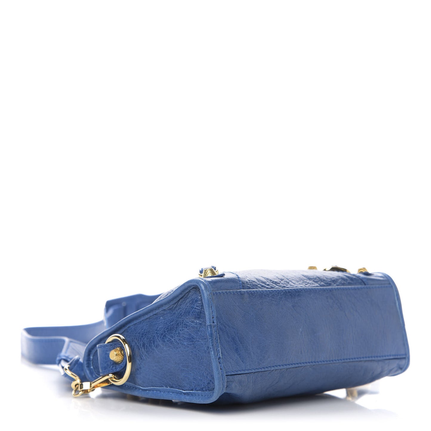 Agneau Giant 12 Gold Hardware City Bleu Lazuli
