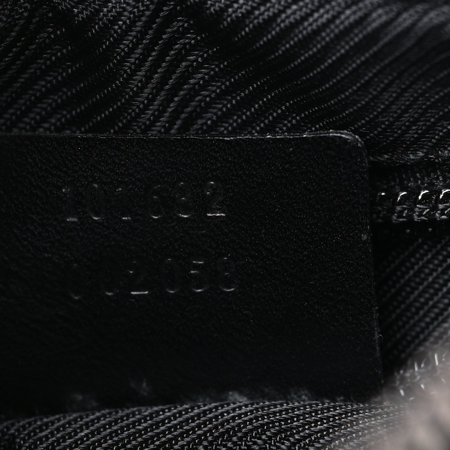 Denim Monogram Shoulder Bag Black