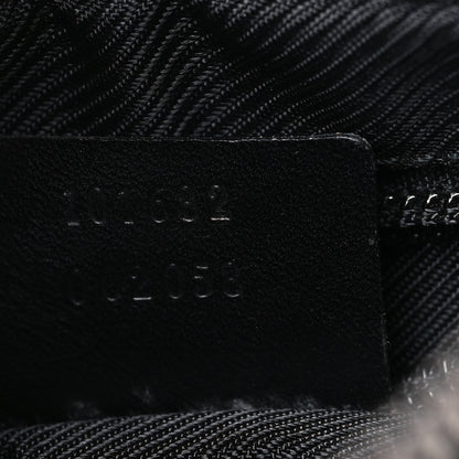 Gucci Denim Monogram Shoulder Bag Black 7 of 10