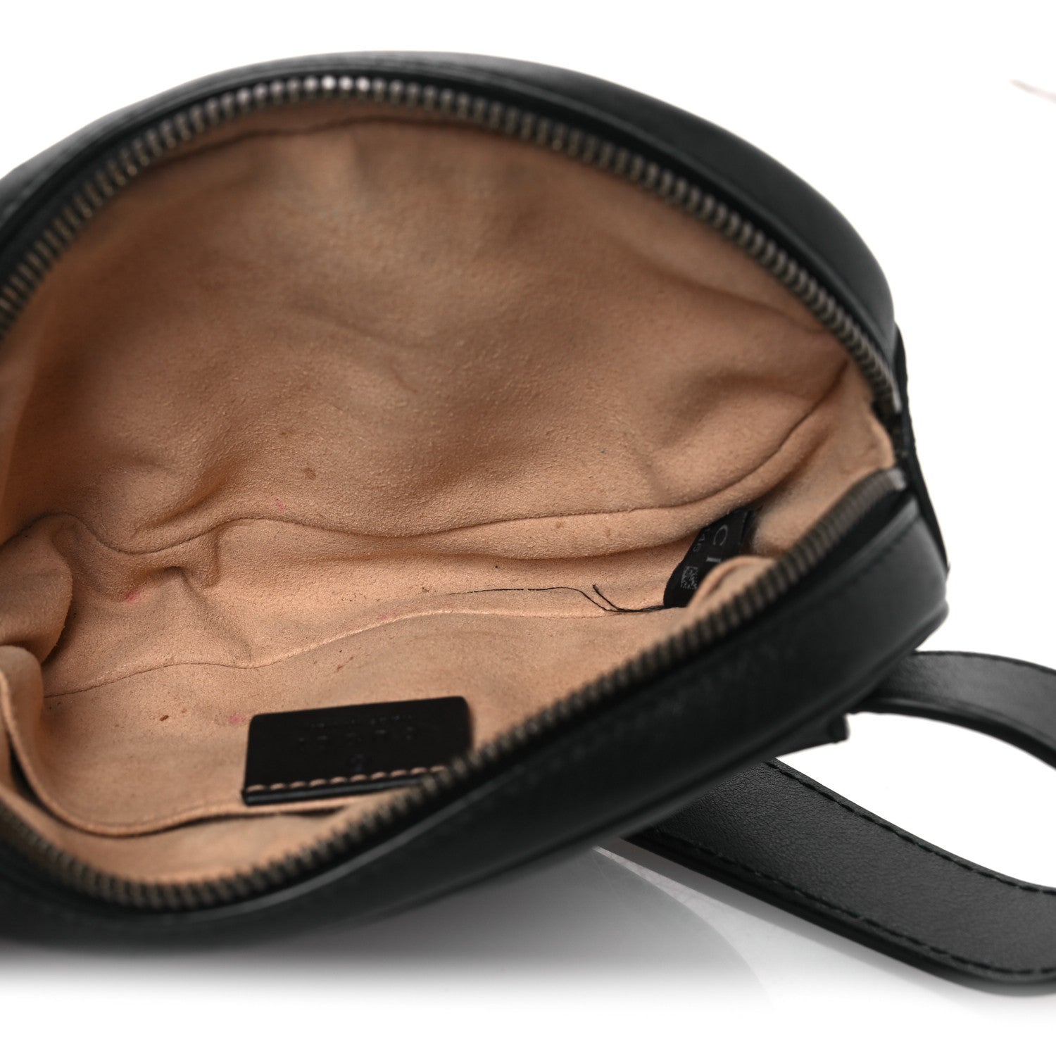 Gucci Calfskin Matelasse GG Marmont Belt Bag 105 42 Black 5 of 12