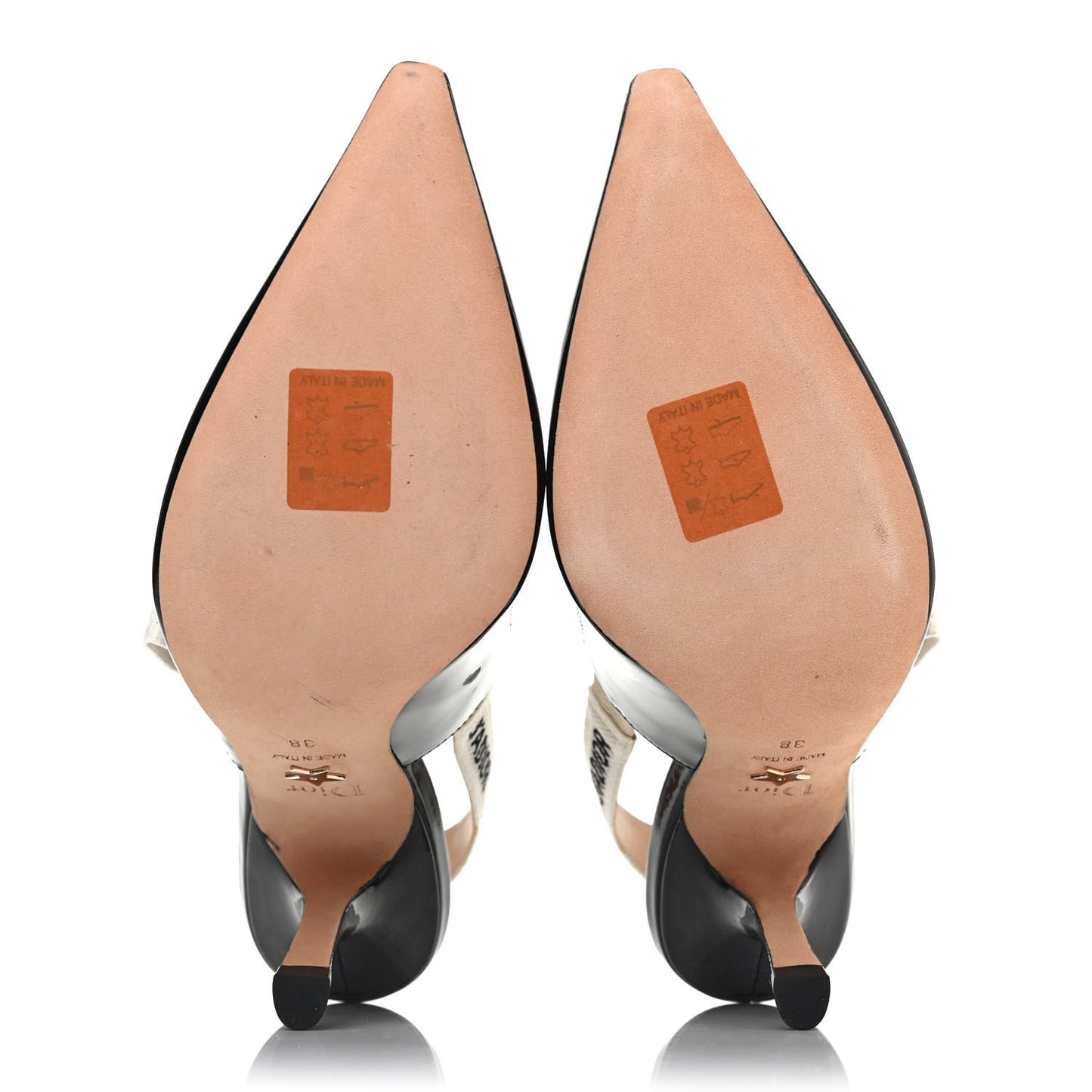 Patent Ribbon J'Adior Slingback 100mm Pumps 38 Black