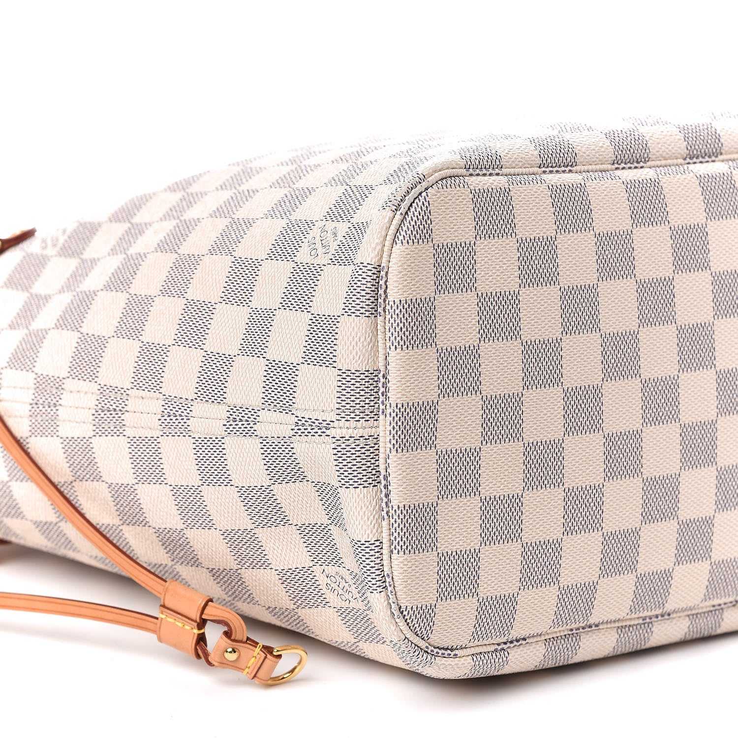 Louis Vuitton Damier Azur Neo Neverfull MM Rose Ballerine 9 of 10