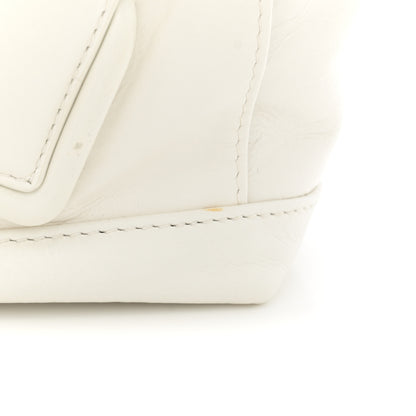 Bottega Veneta Paper Calfskin Maxi Intrecciato Mini Arco Slouch Plaster 13 of 14