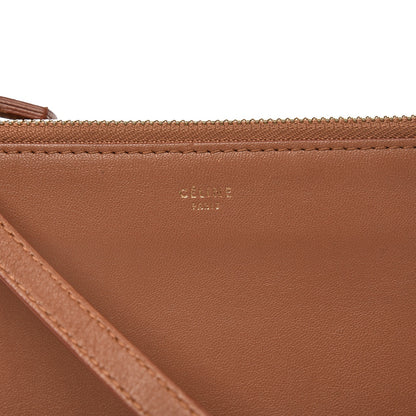 Celine Lambskin Small Trio Crossbody Bag Tan 6 of 11