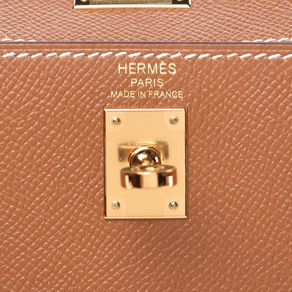 Hermes Epsom Kelly Sellier 25 Gold 33 of 46
