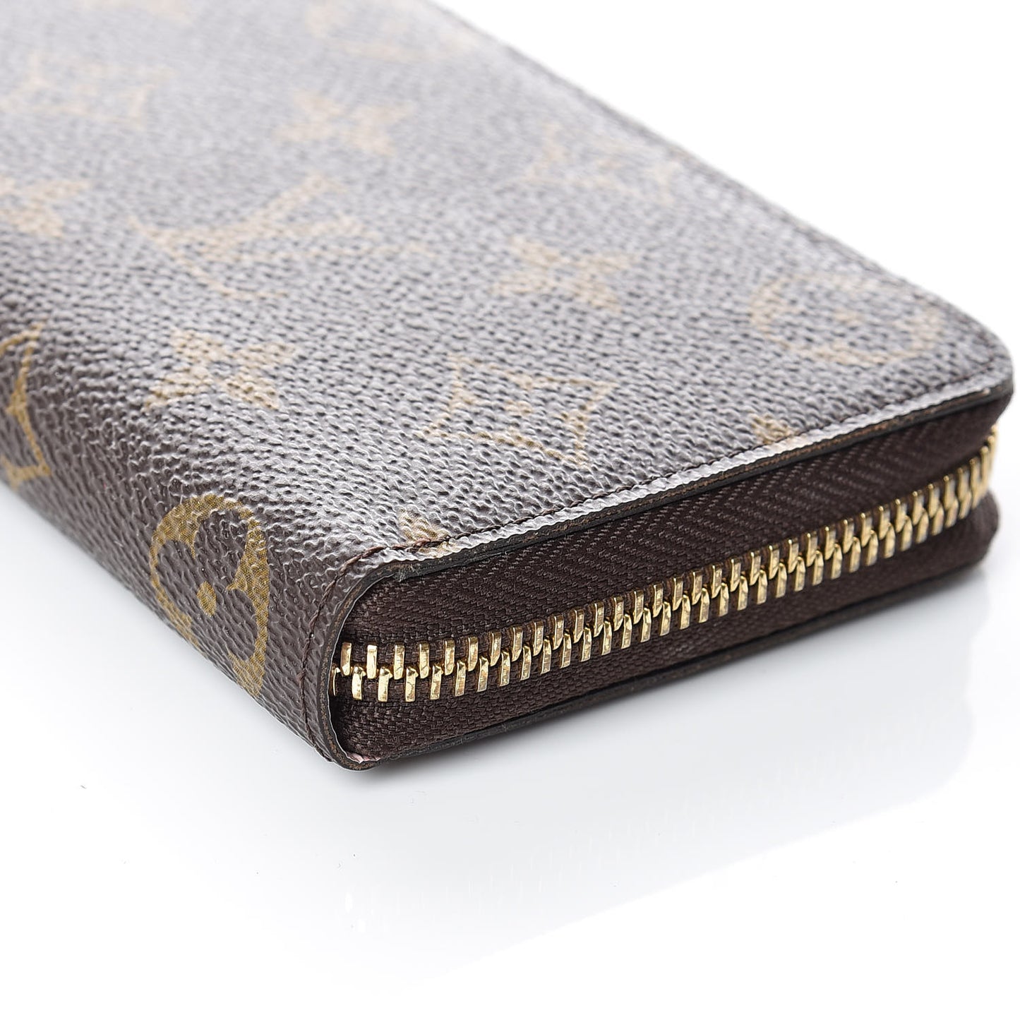 Monogram Clemence Wallet Rose Ballerine