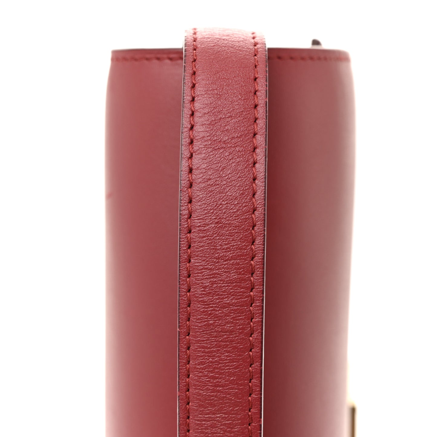 Box Calfskin Medium Classic Box Flap Bag Red