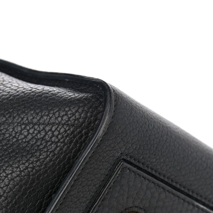 Celine Crisped Calfskin Medium Tie Knot Tote Black 8 of 16