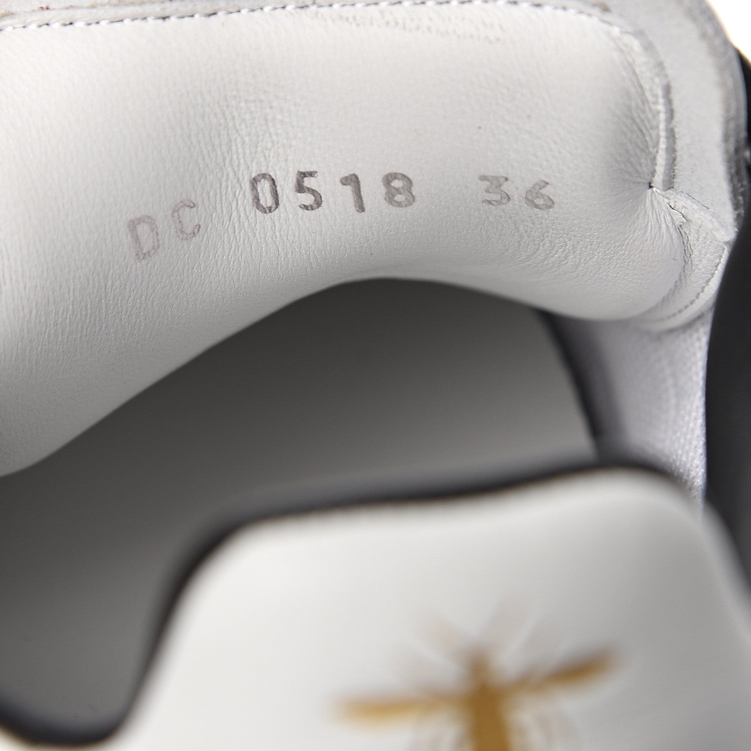 Christian Dior Calfskin Mix Diorun Sneakers 36 Optic White 9 of 10