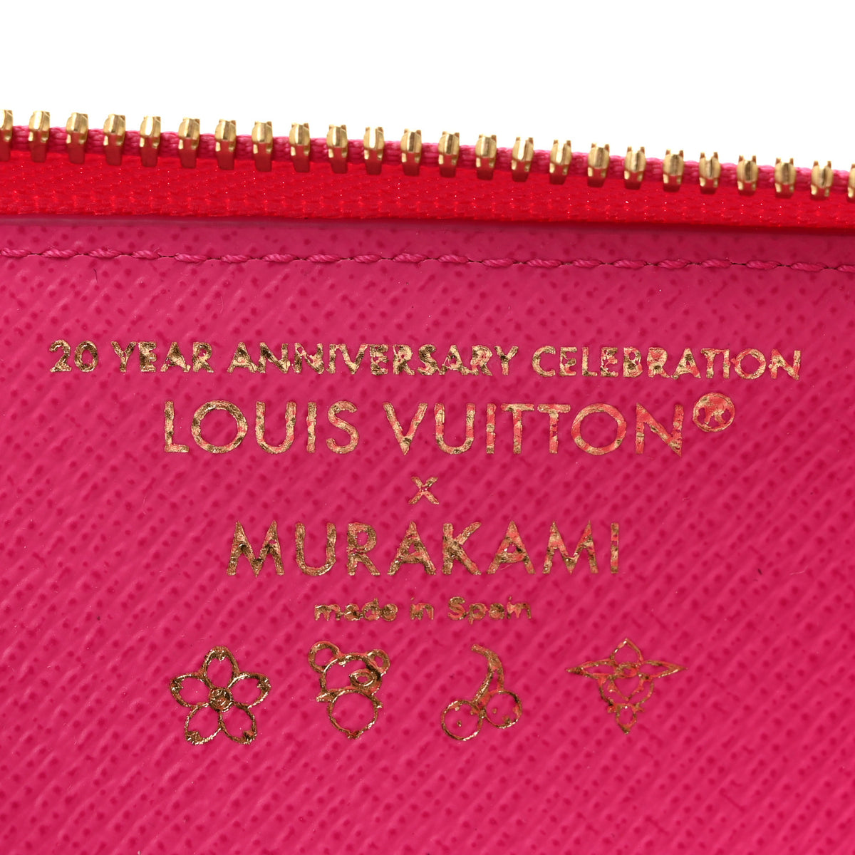 LV X TM Monogram Multicolor Charlotte Pencil Pouch Fuchsia