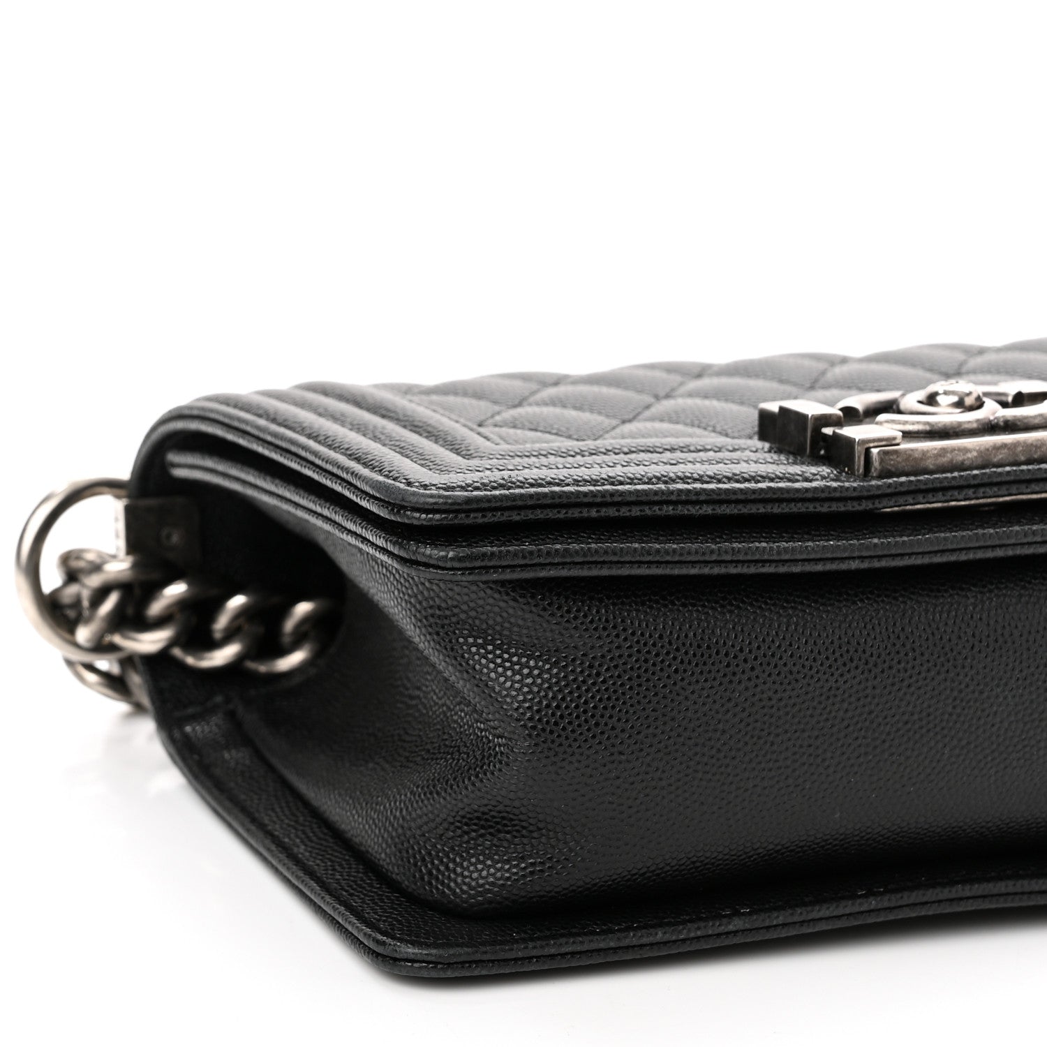 Chanel Caviar Quilted Small Boy Flap Black 8 of 13
