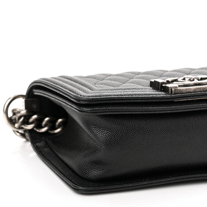 Chanel Caviar Quilted Small Boy Flap Black 8 of 13