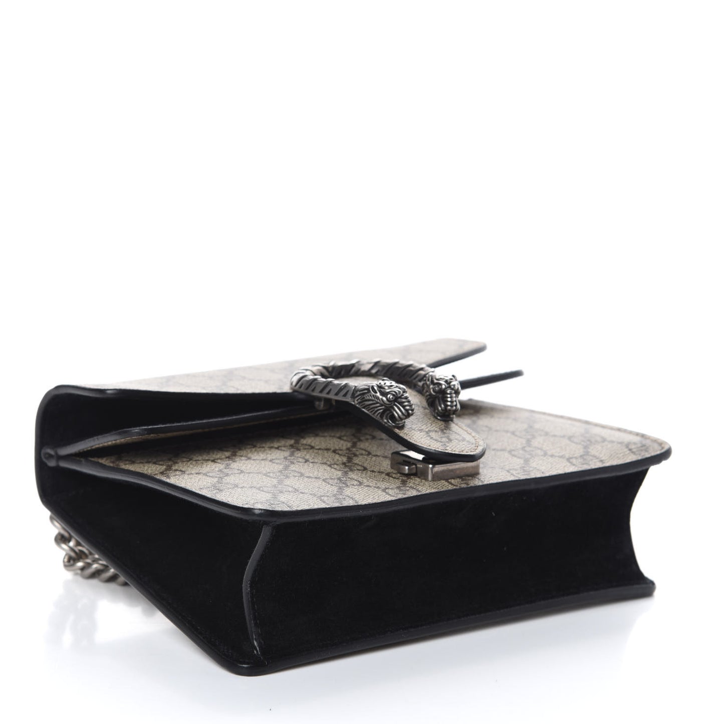 GG Supreme Monogram Mini Dionysus Shoulder Bag Black