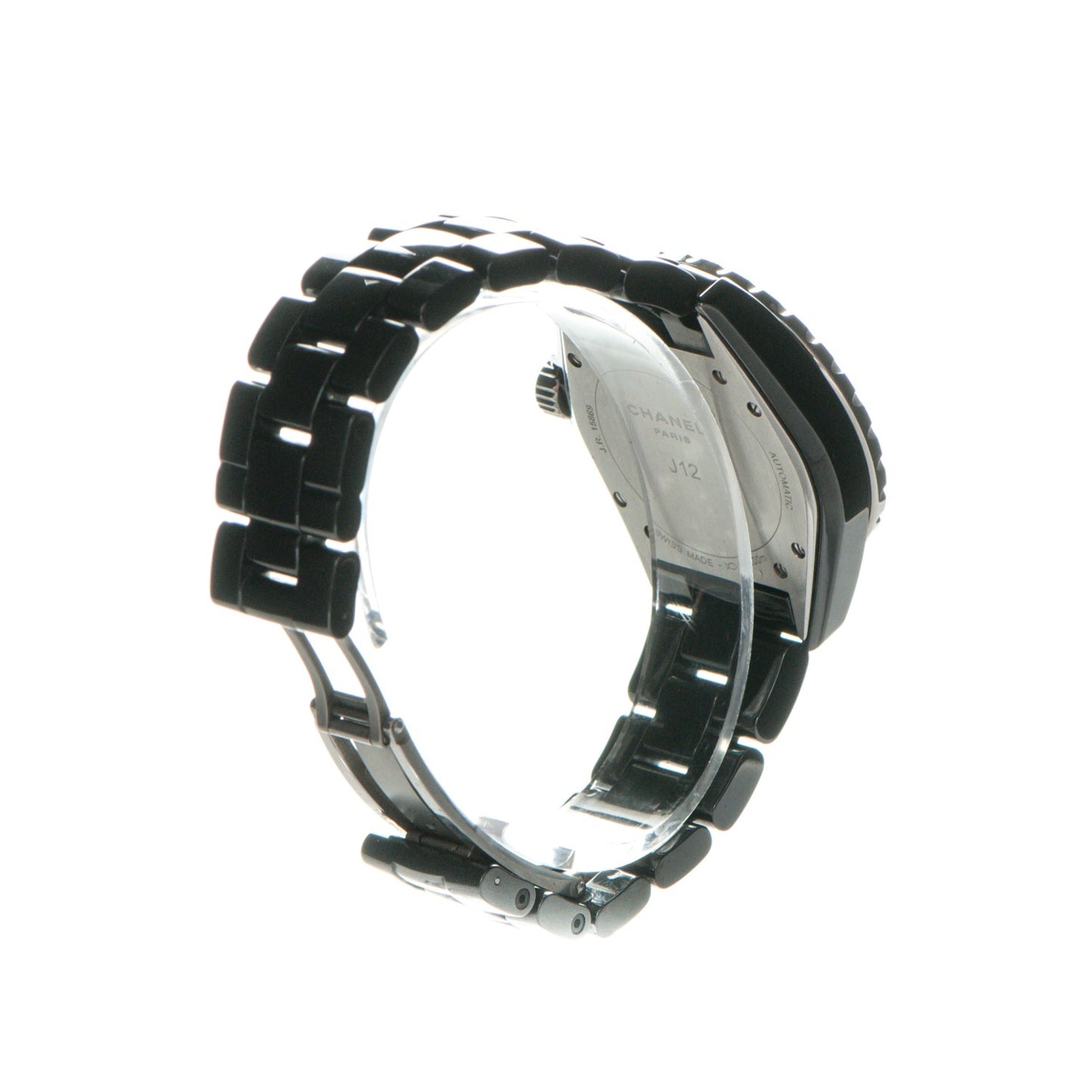 Stainless Steel Ceramic 38mm J12 Automatic Watch Black