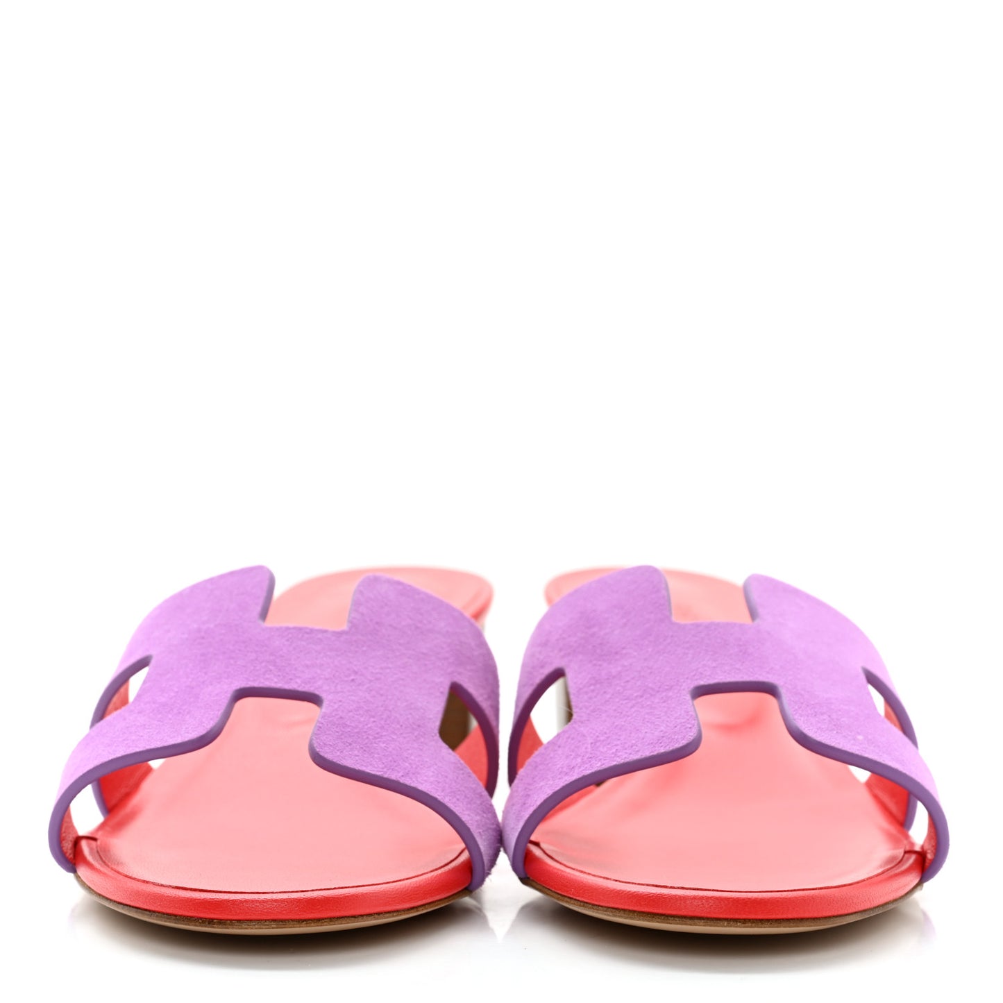 Suede Goatskin Oasis Sandals 39 Violet Parme
