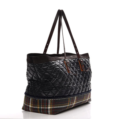 Chanel Coated Canvas Quilted Paris Edinburgh Tote 3 of 13