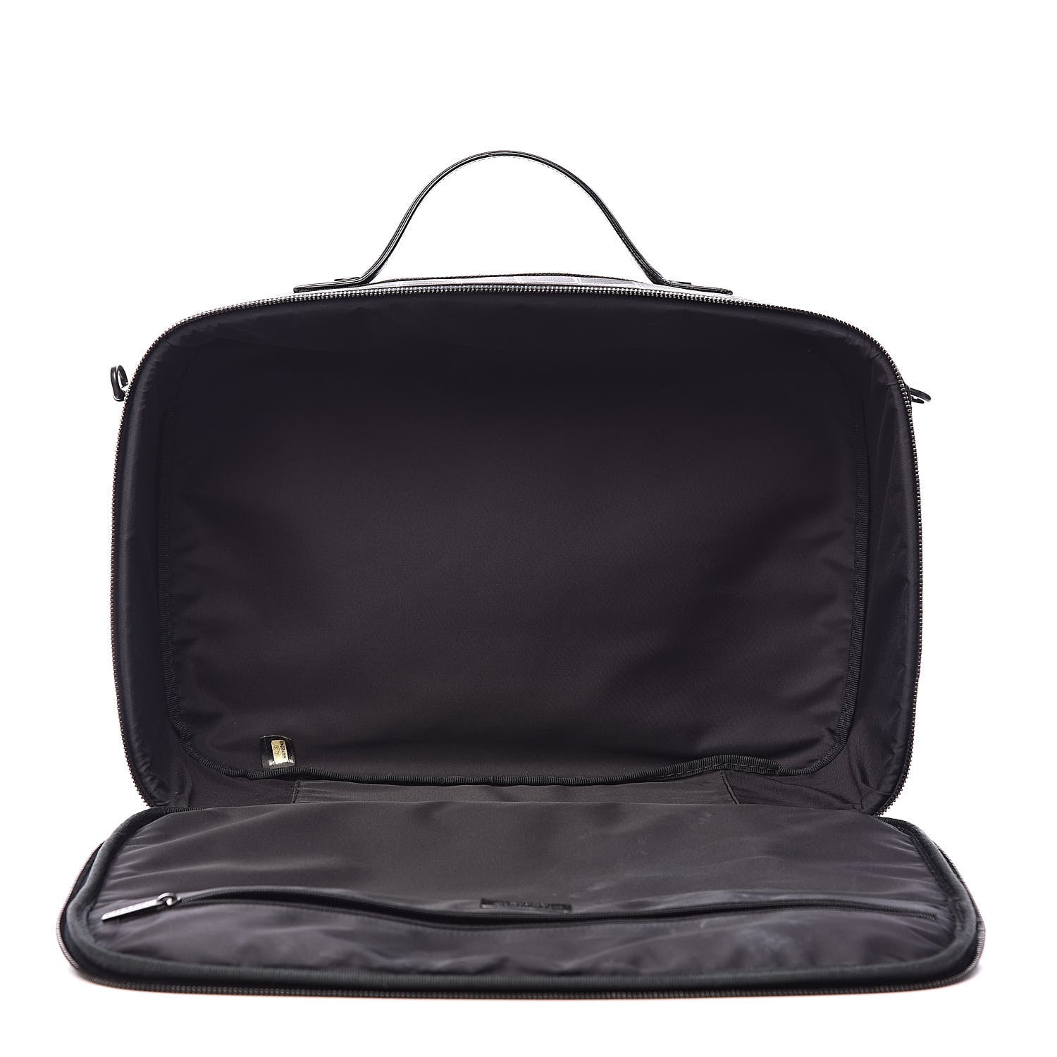 Chanel Nylon Travel Small Suitcase Black 5 of 15