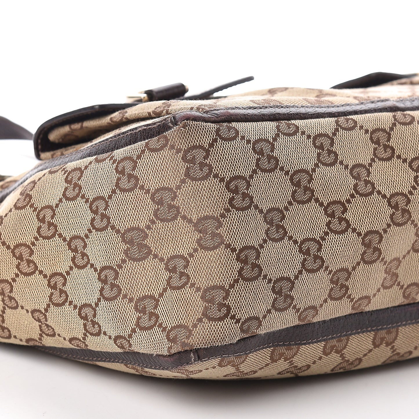 Monogram Abbey D Ring Tote Dark Brown