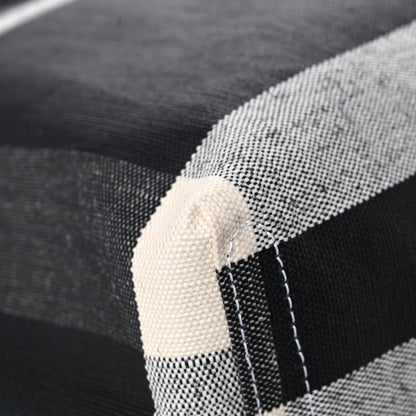 Burberry Coated Canvas Mega Check Large Reversible Doodle Tote Black White 7 of 17