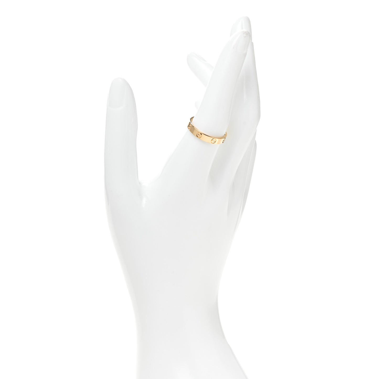 18K Yellow Gold 3.5mm LOVE Wedding Band Ring 57 8
