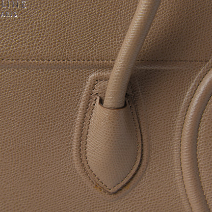 Celine Grained Calfskin Medium Phantom Luggage Taupe 7 of 12