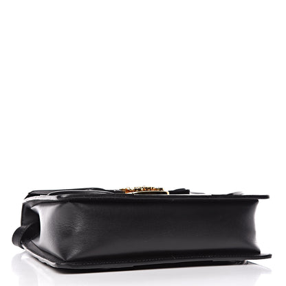Alexander McQueen Calfskin Flower Top Handle Black 4 of 13