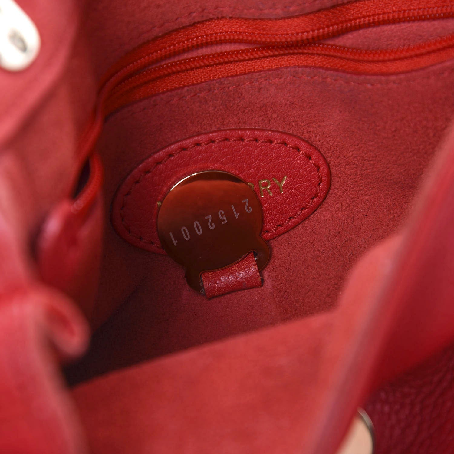 Mulberry Small Classic Grain Small Lily Flap Red 7 of 12