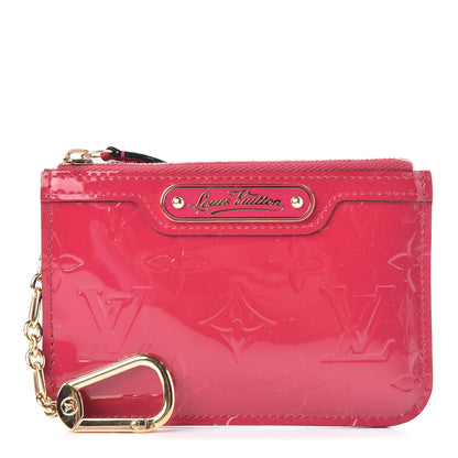Louis Vuitton Vernis Key Pouch Rose Indien 1 of 7