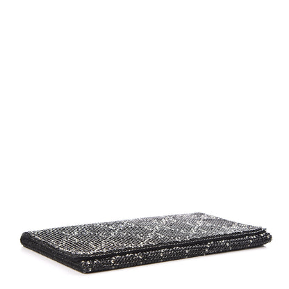 Gucci Satin Swarovski Crystal Clutch Black 4 of 8
