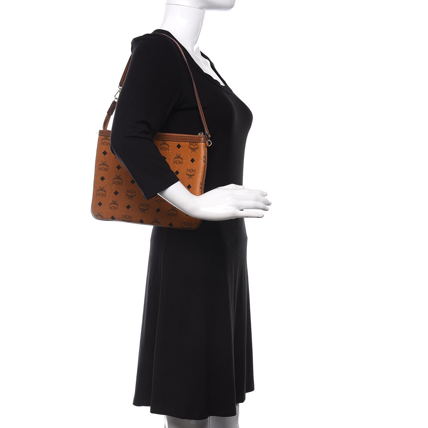 Visetos Liz Shopper Tote Pouch Cognac