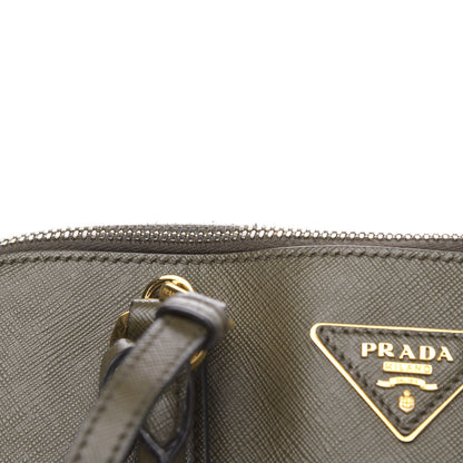 Prada Saffiano Lux Medium Promenade Tote Militare 12 of 17