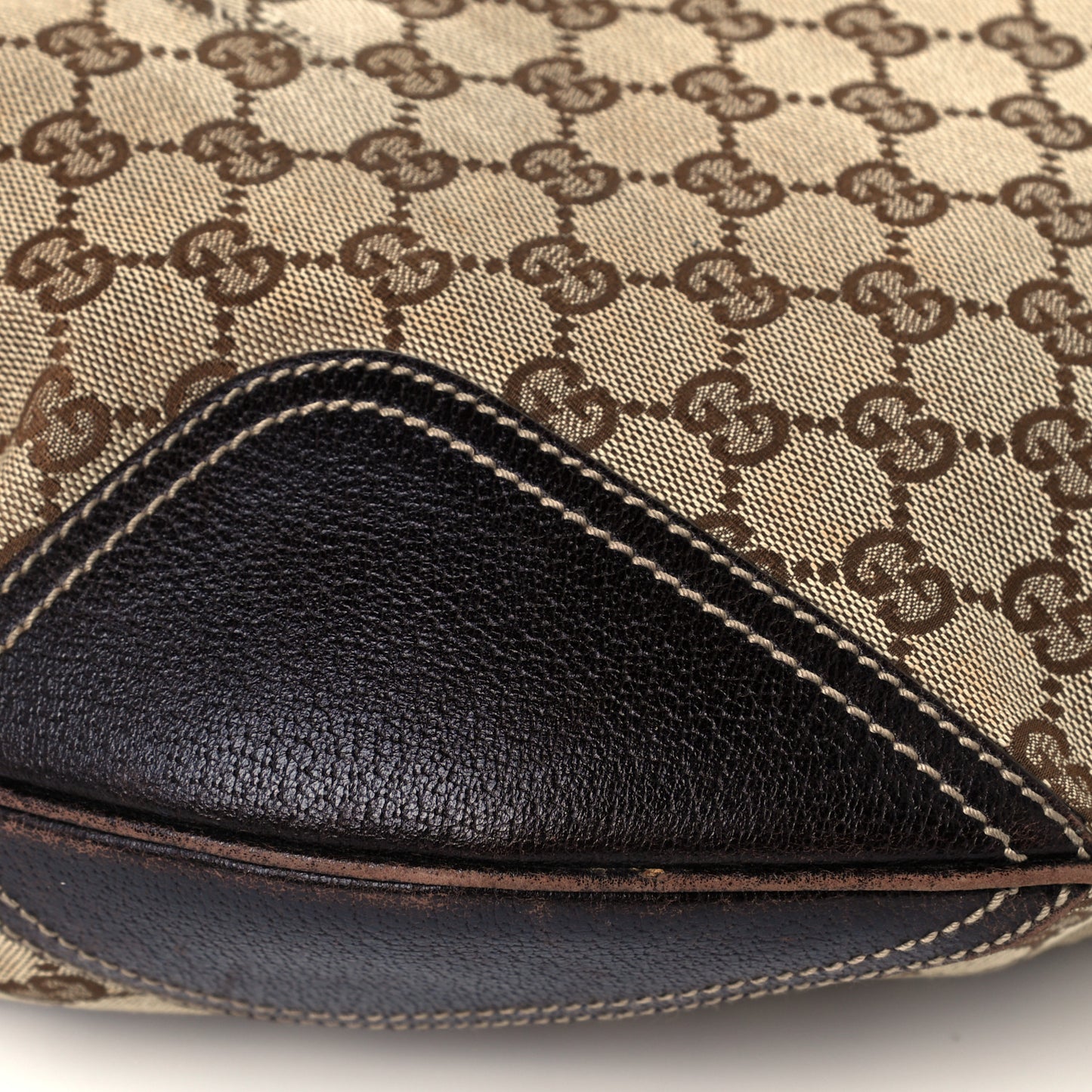 Monogram Large Princy Hobo Dark Brown