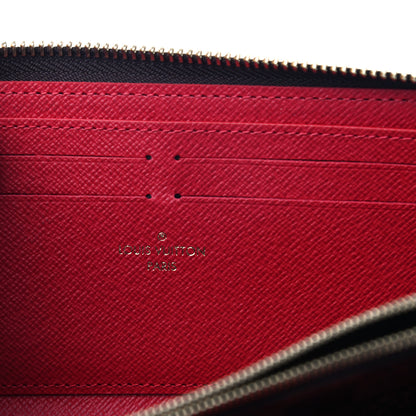 Louis Vuitton Damier Ebene Clemence Wallet Cherry 6 of 6