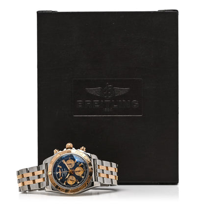 Breitling Stainless Steel 18K Rose Gold 44mm Chronomat Automatic Watch Blue CB011012/B968 5 of 5