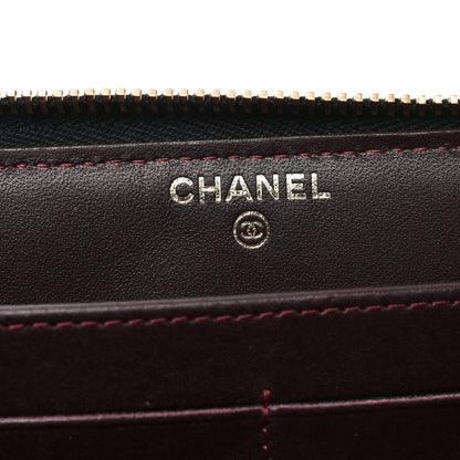 Chanel Caviar Quilted Large Gusset Zip Around Wallet Black 6 of 11