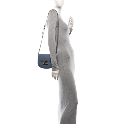Celine Shiny Calfskin Teen Besace Blue Grey 2 of 9